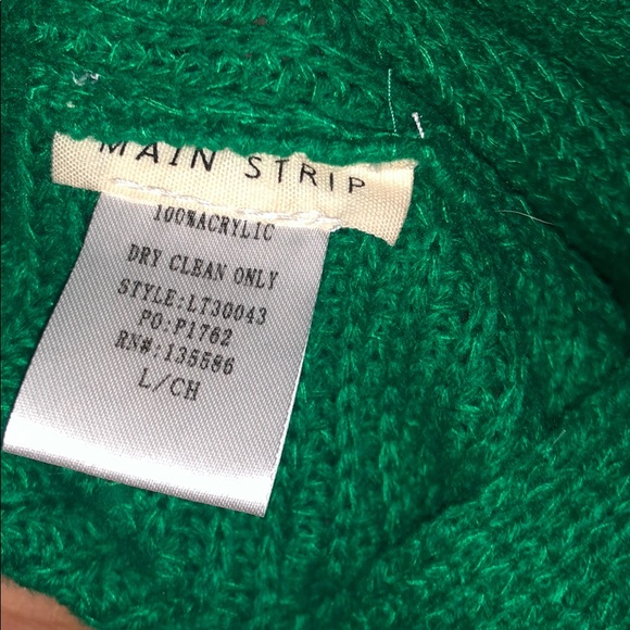 Green knot crop sweater - Picture 5 of 5